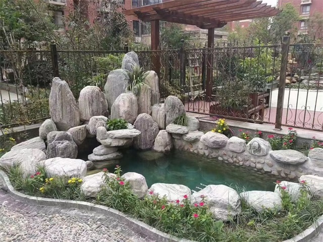 清水河乡村别墅庭院景观设计